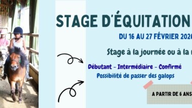 Infos et réservation pour les stages d&rsquo;hiver